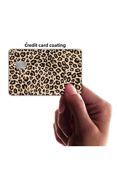 HEDİYENE BAK Leopard Pattern - Papara Tosla Card Covering Sticker Compatible ...
