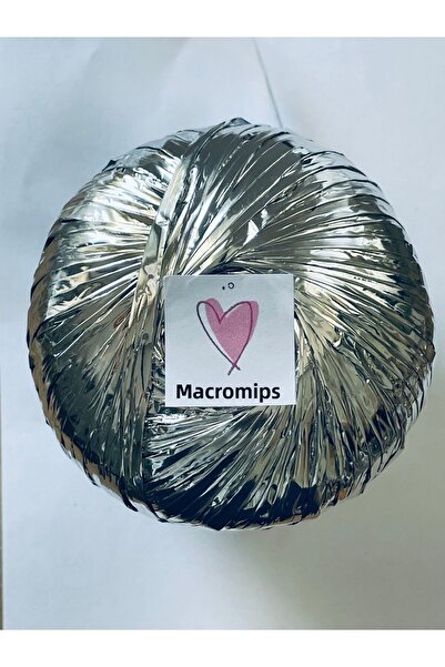 Makromİps Premium Metallic Raffia - Σετ 4 τμχ Glittery Shiny βραδινό φόρεμα από πολυεστέρα τσάντα και καπέλο