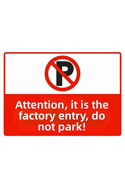 ZiPrinter هذا موقع المصنع، لا تقم بالوقوف هنا! لافتة تحذير من مادة PVC مقاس A...