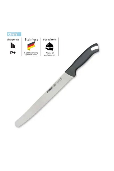 PİRGE سكين خبز واسع برو 22.5 سم - 38009