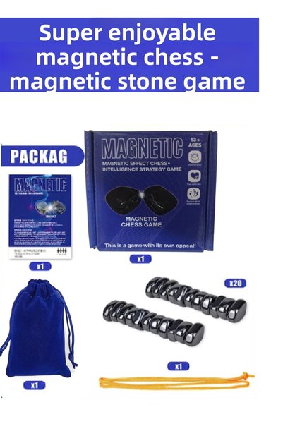 ZETCONCEPT Super Delightful Magnetic Chess-20 Jewels Magnetic(Strong) Stone Game- Great Gift for Time-Passing