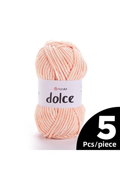 Yarnart DOLCE - SUCURI DE TRICOTAT DE MÂNĂ CATIFEA - 773 - 5 BUC