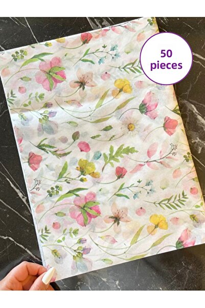 Hayal.kirtasiyesi Patterned Plush Paper 50 Pieces Advantage Pack 50X70 cm Pat...