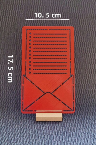 Karmelom Studio Bullet Journal Note and Letter Envelope Themed Template Ruler