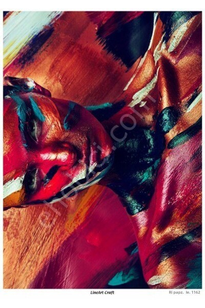 ehobici Lineart Craft Brass Decopage Paper Model - 1169