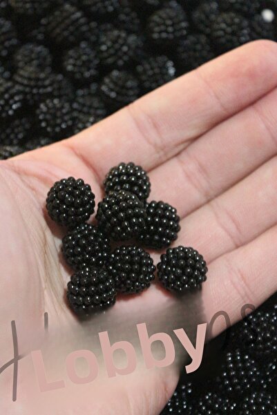 Hobimos 500 bucăți de mărgele de perle negre de 14 mm - pentru realizarea de ...