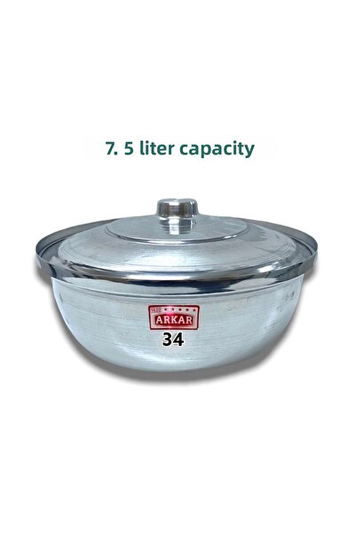 YILDIZ ARKAR Aluminum Paste Ashura Stew Roasting Sauce Helvane Pot 7.5 Liter ...