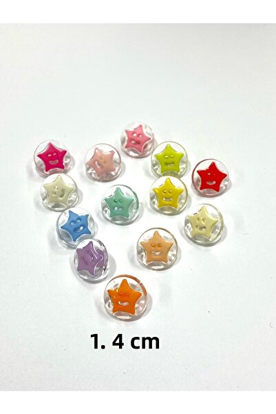 karantuhafiye Κουμπί μωρού / Μοντέλο Big Star / 10 Τεμάχια / Νεροπράσινο