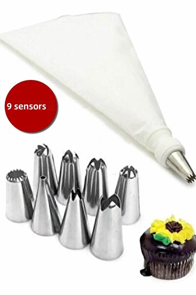 ARVALE 9 Prong Metal Cream Bag Set