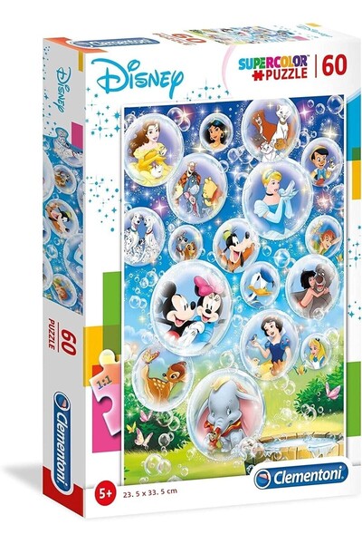 CLEMENTONI Brand: Clementoni 26049 Supercolor Puzzle Standard Characters, 60 Pieces Category: Puzzle