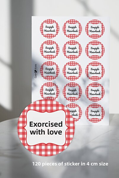 Özer Store 120 buc. Etichetă de mulțumire pentru ambalarea produselor adezive...