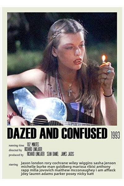 Universal Dazed And Confused Alternatif (3) Poster decorativ din lemn
