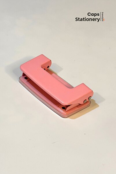 caps office Pastel Color Double Hole Punch – 10 Sheet Capacity, 5mm Hole Diam...