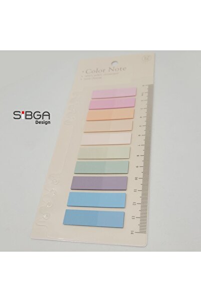 sibga tasarım Transparent Colored Postit Post-it Post ItBookmark Bookmark Postit Sticker Note Paper 200 Sheets