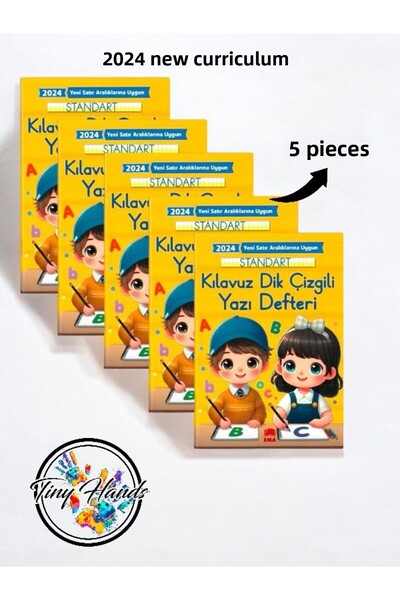 tiny hands Noua tablă de cursuri Frumos de scris 16,5x24 cm 24 YP 5 buc. Ghid...