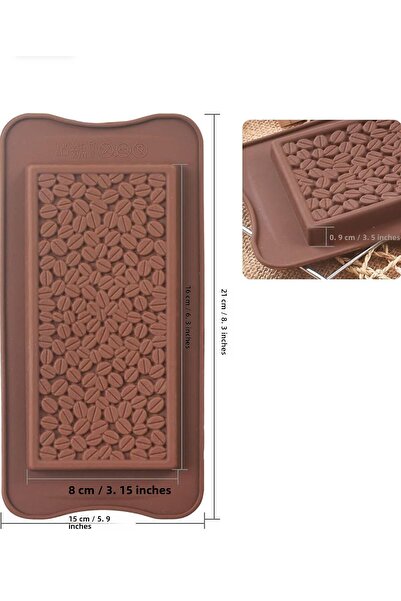 Şenhomee قالب شوكولاتة سيليكون، قالب شوكولاتة دبي، قرص حبوب القهوة عالي الجودة