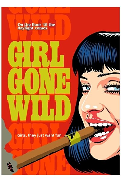 Universal Poster decorativ din lemn Gone Wild Tablo