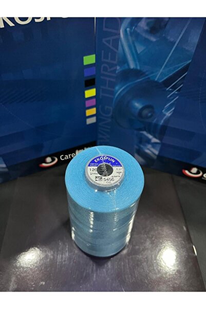 AYHANMAK Ață de cusut 120 nr. 5000m poliester EKOSPUN, RESISTENȚĂ ÎNALTĂ, CAL...