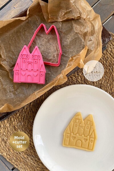 Lena Gift Store Princess Castle Themed Cookie Cake Candy Cookie Mold And Doug...