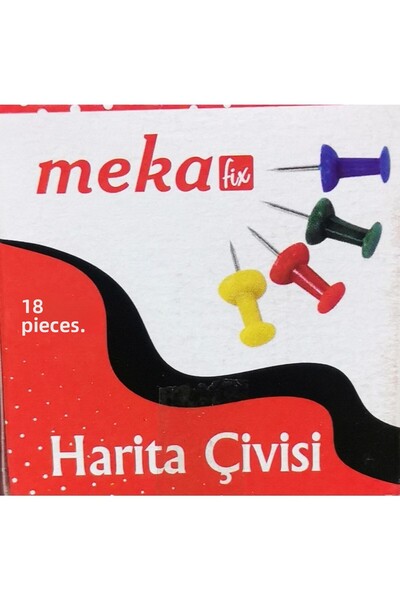 MEKAFİX Pachet de 18 unghii pentru hartă
