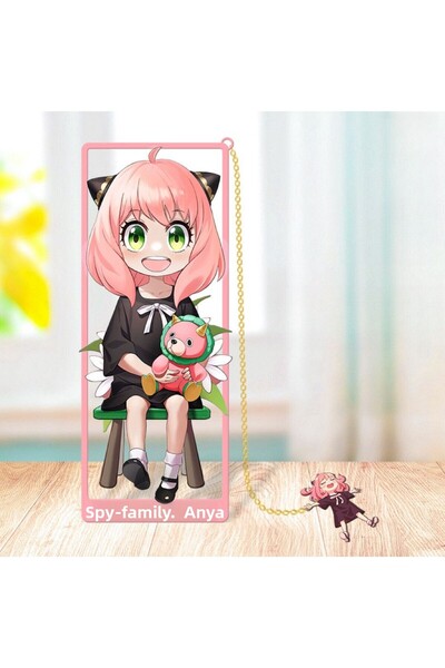 Choice علامات مرجعية معدنية مستوحاة من Spy04 Spy x Family مقاس 9 سم و3 سم لمحبي الأنمي، هدية فريدة للطلاب والطلاب