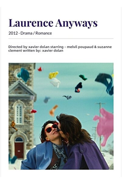 Universal Laurence Anyways (2012) Ταινία του Xavier Dolan, Ξύλινη Διακοσμητικ...