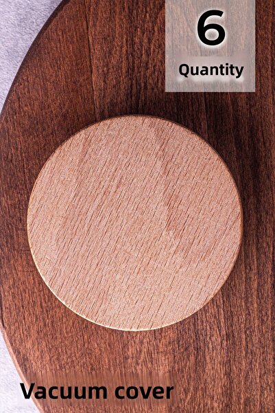Snippy Bella Milla 6-Piece Wooden Vacuum Lid - Elysia Timeless Compatible