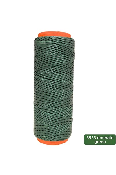 ipekbazaar حبل مشمع 0.8 مم - 100 متر خيط مشمع مجوهرات جلدية هواية السرج خيط ح...