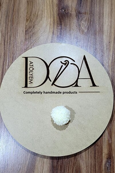 Doa Fil Store Pompon de Lână 6cm Lucrat manual - 10 Bucăți