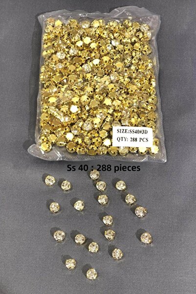 Limelia Жълт камък с метална обвивка Beyoğlu (1 опаковка) ss 40 288 броя