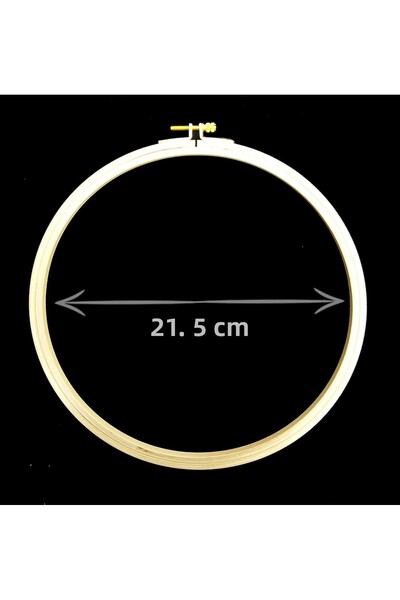 Şirin Kasnak بكرة خشبية لطيفة رقم 6 بدون براغي - 21.5 سم