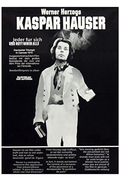 Universal Kasper Hauser Directed by Werner Herzog. Table Wooden Poster Decora...