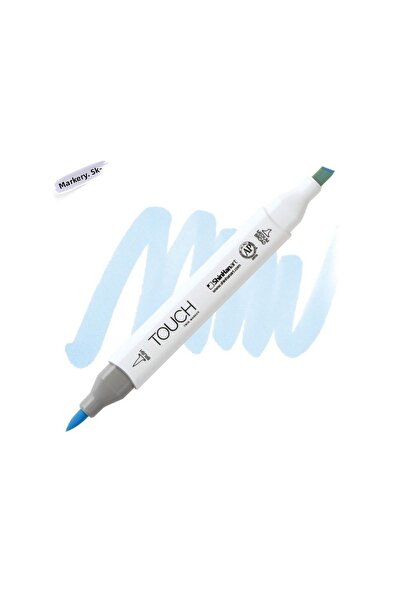 Shinhan Art Touch Twin Brush Pen : Double Sided Marker : Pb144 Pale Baby Blue
