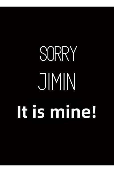 Universal Sorry Bts Jimin Tabloul meu Poster decorativ din lemn Cod2063