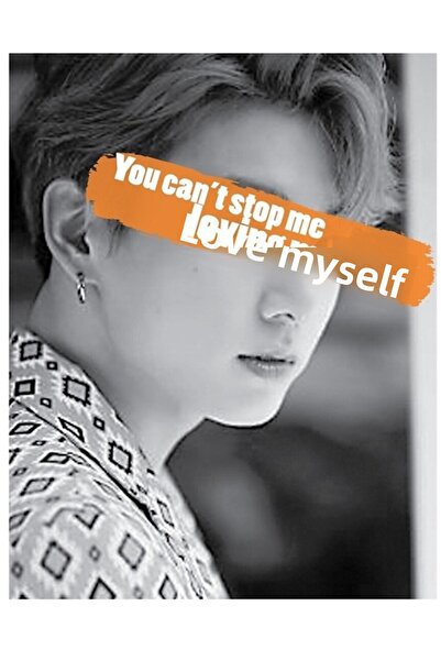 Universal Poster decorativ din lemn cu idolul BTS Jungkook, Cod3223