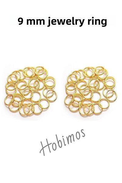 Hobimos 500 bucăți 6 mm inel de bijuterii culoare aurie - inel de montare - i...