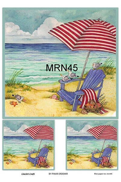 LİNEART Brass Decopage Paper La-mrn45