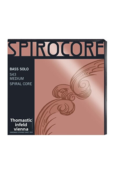 Thomastik مجموعة أسلاك Spirocore Solo Contrabass