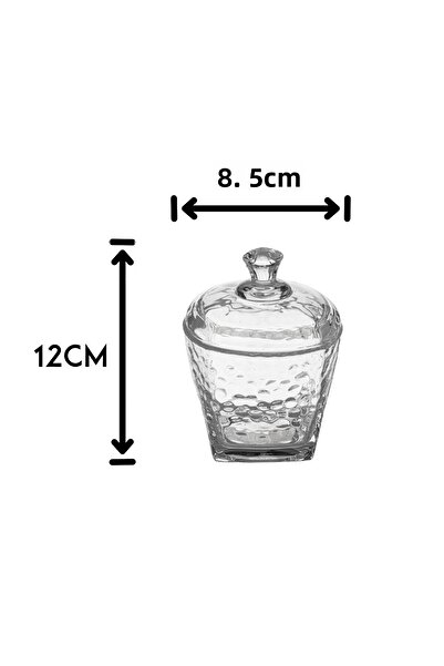 GREEN APPLE Set of 2 multi-purpose clear glass dates