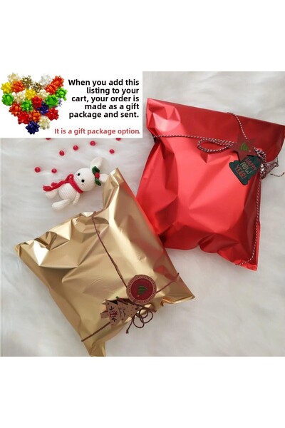 VOOKA Shiny Luxury Gold Metallic Gift Package