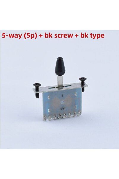 Choice 5P-BK-BK 【صنع في كوريا】مفتاح اختيار بيك اب الجيتار الكهربائي الأصلي أل...
