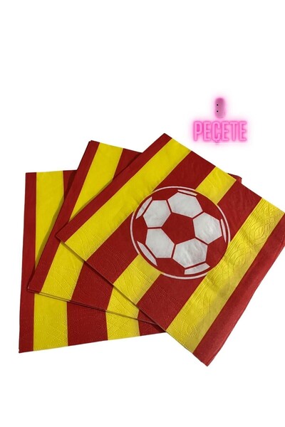 partyrüyası Yellow Red Mug Themed Birthday Set for 8 People