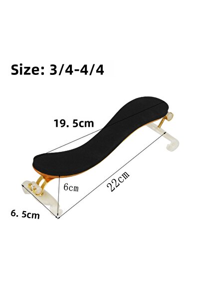Choice وسائد كتف قابلة للتعديل للكمان مقاس 3-4 4-4 ملحقات الآلات الوترية الاح...