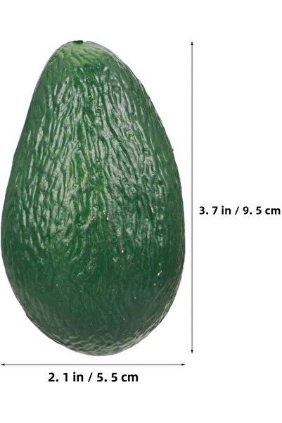 Nettenevime Artificial Fruit Avocado Fake Fruit 6 Pack
