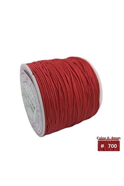 Getshop Alışveriş Pazarı قلادة خيط سوار خيط المظلة 50 متر 0.8 مم أصناف الألوان