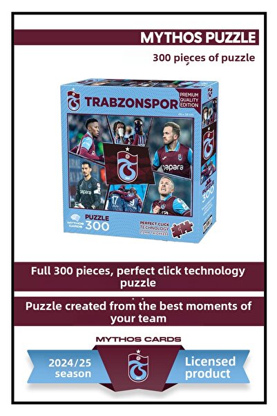 Trabzonspor Team 300 Piece Puzzle