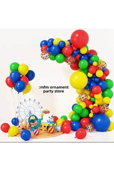 MFM Party Mixed Color Chain Balloon Set