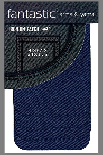 FANTASTIC ARMA Pack of 4 Iron-On Woven Arma Patch for Clothes & Clothes (Dark Blue) Patch Easy Application
