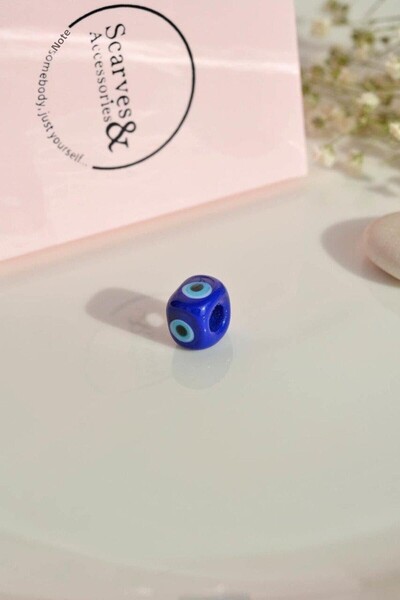 Sacce Scarves&Accessories مورانو عين الشر حبة زرقاء داكنة