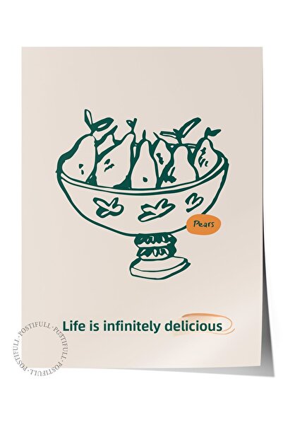 Postifull Αφίσα τοίχου με θέμα την κουζίνα και το δείπνο, αστική αφίσα χωρίς ...